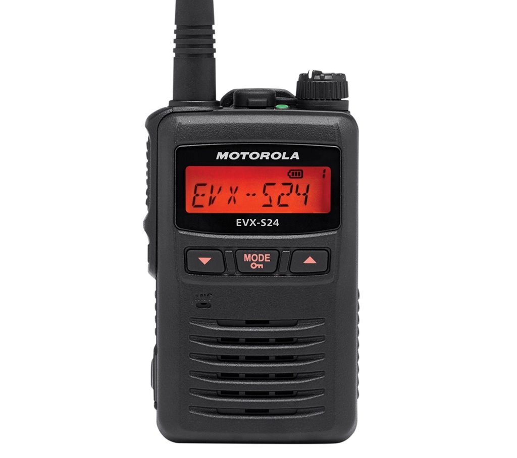 Motorola Solutions EVX-S24 in Black from RadioTrade